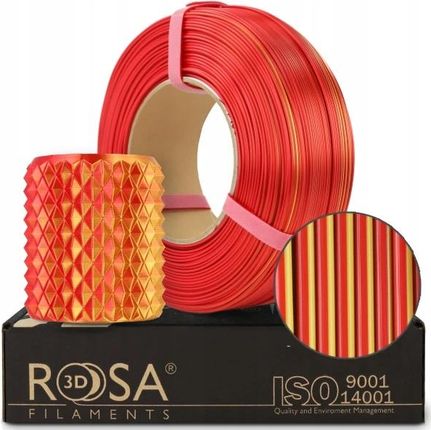 Rosa 3D ReFill Pla Magic Silk 1,75mm Fire 1kg 