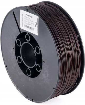 Plastspaw flex elastyczny Guma Tpu 0,9kg Brown Brązowy  - zdjęcie 2