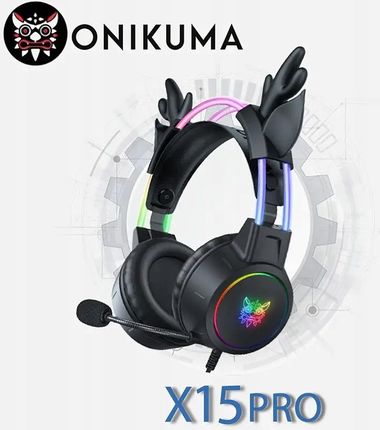 Onikuma X15 PRO Buckhorn RGB Czarne (ON-X15PRO-BN/BK)