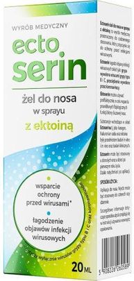 PANAWIT Ectoserin Żel do nosa w sprayu z ektoiną 20ml