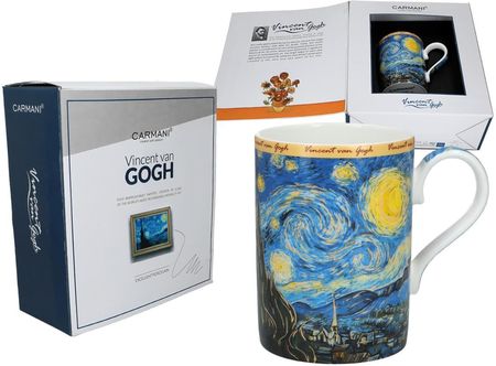 Carmani Kubek Z Porcelany Van Gogh Gwiaździsta Noc 370Ml (8300031)