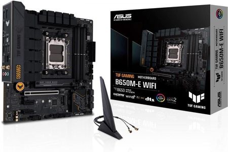 Asus TUF GAMING B650M-E WIFI, AMD B650, 4xDDR5, 2xDP, 1xHDMI, mATX (TUFGAMINGB650MEWIFI)