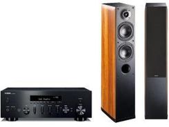 Zdjęcie Yamaha R-N600A (Czarny) + Indiana Line Nota 550 X (Orzech) - Kępice