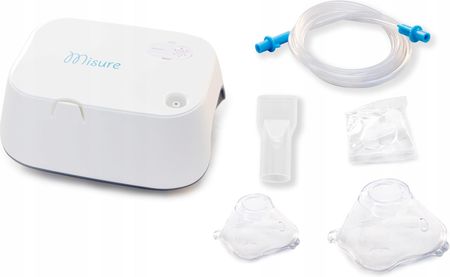 Misure Inhalator Nebulizator Tłokowy Dla Dzieci I Dorosłych 2 Maski Filtry - zdjęcie 3