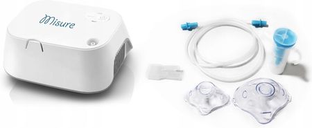Misure Inhalator Nebulizator Tłokowy Dla Dzieci I Dorosłych 2 Maski Filtry - zdjęcie 2