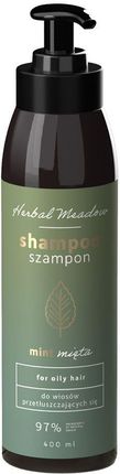 Herbal Meadow Szampon Do Włosów Mięta 400 ml