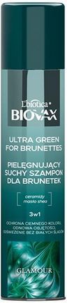 Biovax Glamour Ultra Green For Brunettes Suchy Szampon Do Włosów 200 ml