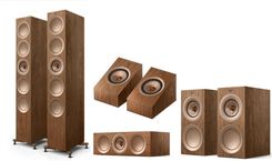 Kef R11 Meta + R3 Meta + R6 Meta + R8 Meta Orzech