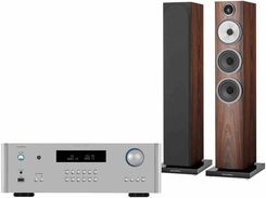 Zdjęcie Rotel Ra-1572 Mkii (Srebrny) + 704 S3 (Mokka) - Skała