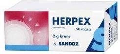 Zdjęcie INPHARM Herpex krem 50 mg/g 2g - Wieluń