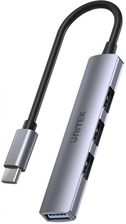 Hub USB Unitek HUB USB TYP-C 1xUSB-A 3.0 5 Gbps, 3xUSB-A 2.0 aluminiowy (H1208B) - zdjęcie 1