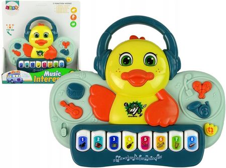 Leantoys Zabawka Edukacyjna Dla Niemoląt Dzieci Interaktywne Pianino Melodie