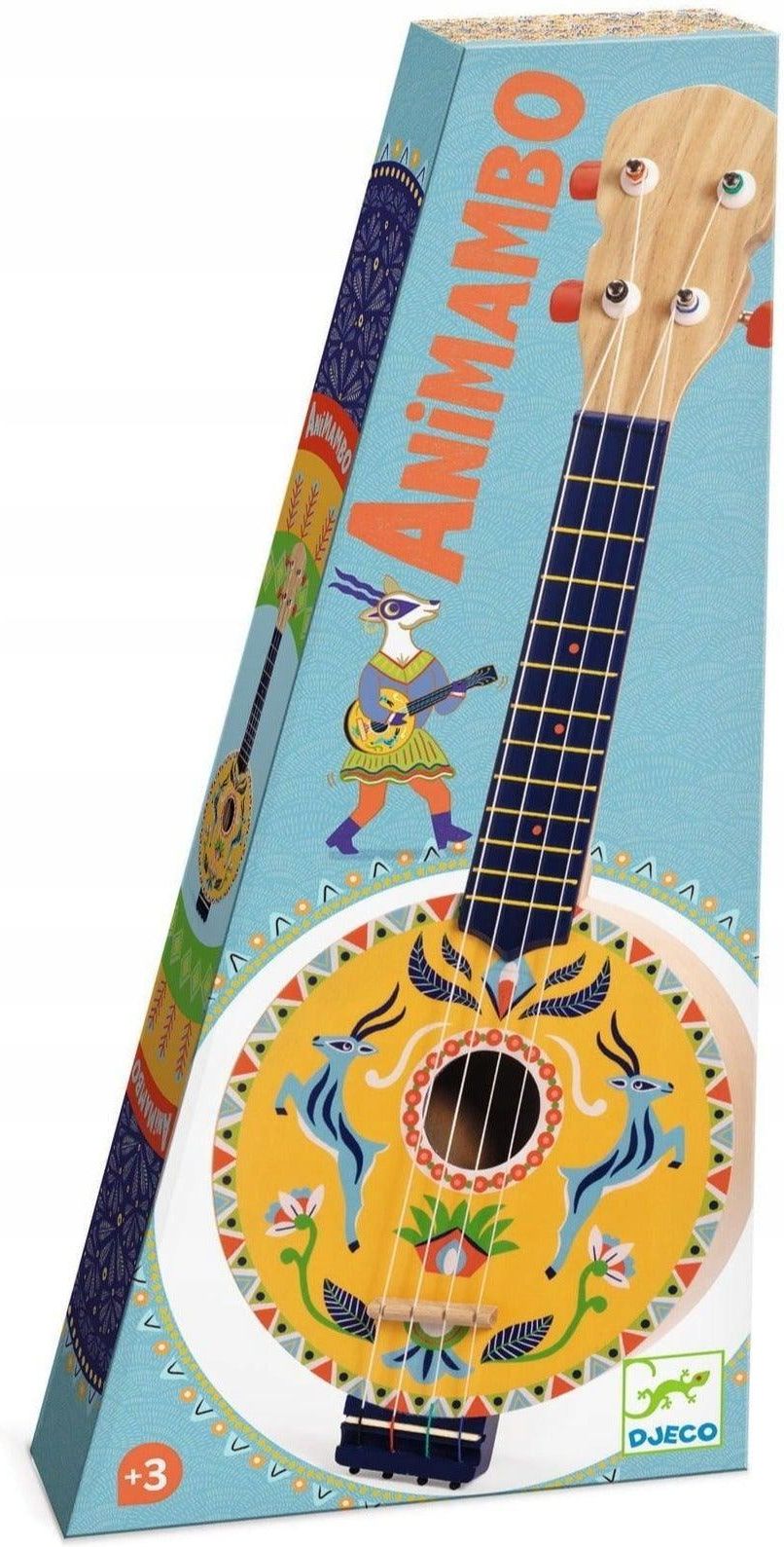 Djeco Banjo Z Czterema Strunami Animambo Ceny i opinie Ceneo.pl