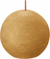 Zdjęcie Bolsius Świeca Rustic Kula 25H Miodowy Złoty 7,6 Cm - Gniewkowo
