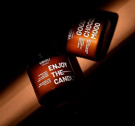 Veoli Botanica Wegańska Świeca Do Masażu Good Chocolate Mood 100Ml - zdjęcie 4