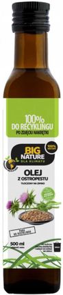 Big Nature - olej z ostropestu, tłoczony na zimno, 500 ml