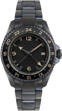 Out Of Order OOO.001-24.NE Black Trecento Swiss Automatic GMT