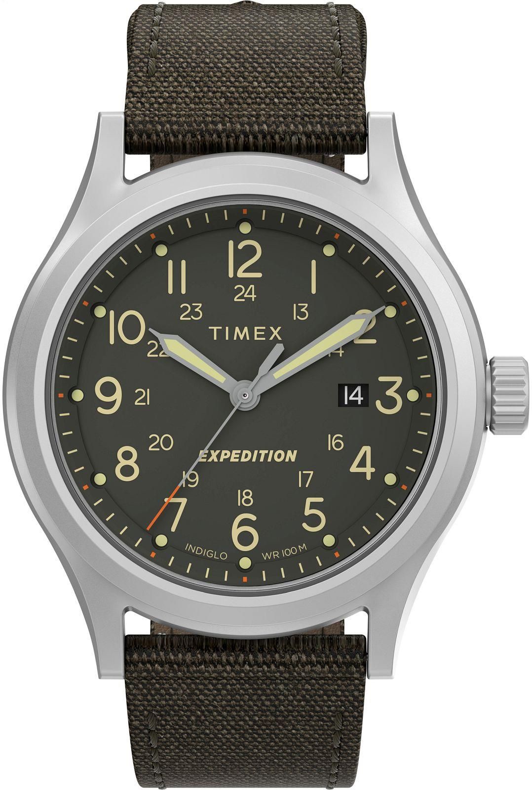 Timex Expedition North Sierra - Reloj con correa de cuero negro (modelo