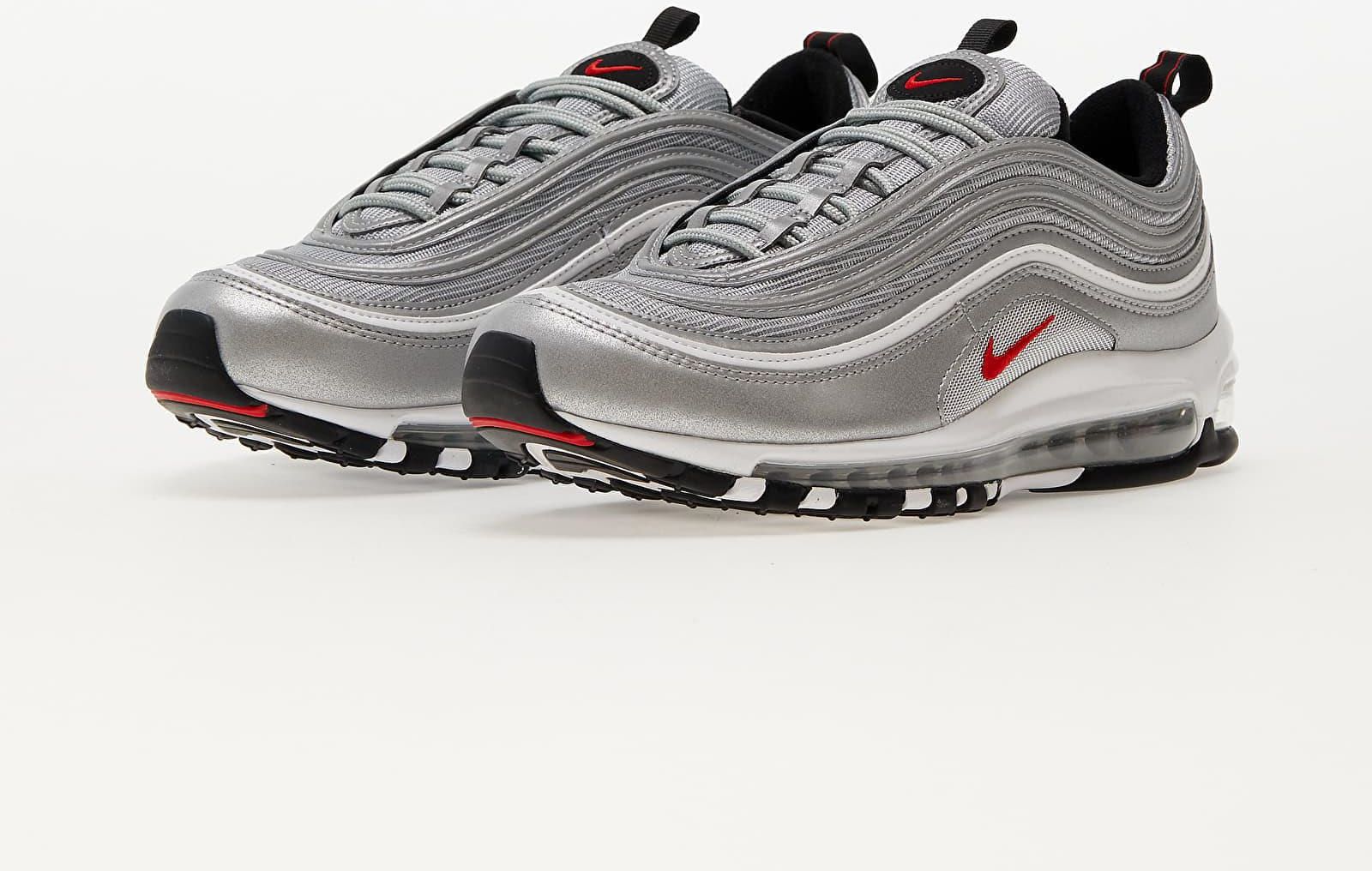 nike air max 97 metallic silver varsity red black white