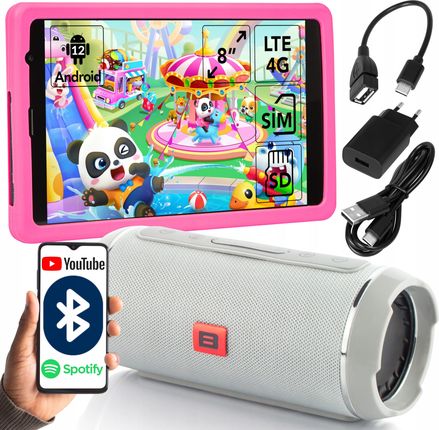 Blow Tablet Dla Dzieci 8 Cali 4G Lte Android Etui Edukacyjny Gry Zabawki Zestaw