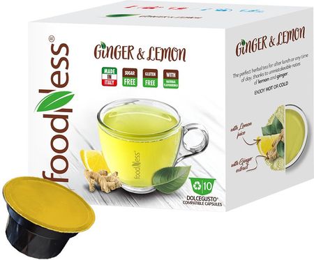 Dolce Gusto Foodness Ginger & Lemon Tea Do Gusto. 10Kaps.