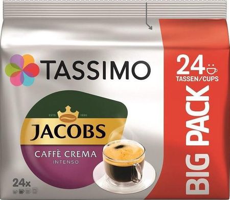 Jacobs D.E. Douwe Egberts Kapsułki Tassimo Caffe Crema Intenso Big Pack 24szt.