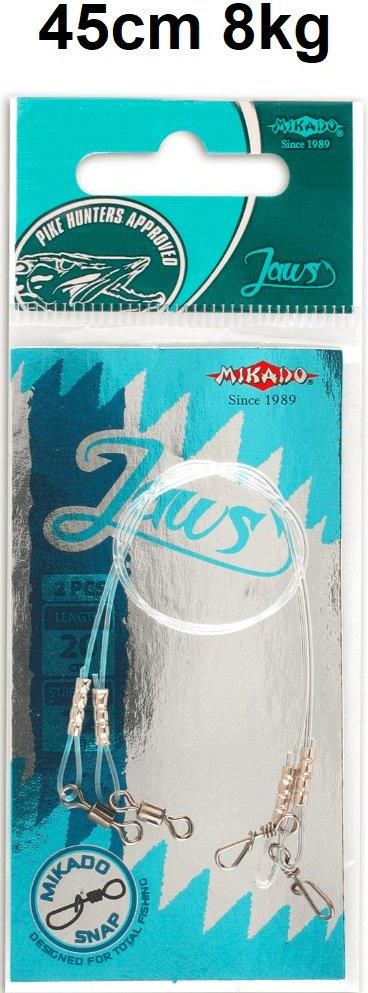 Mikado Jaws Fluorocarbon pikalukollinen peruke 2kpl - Kalastusväline