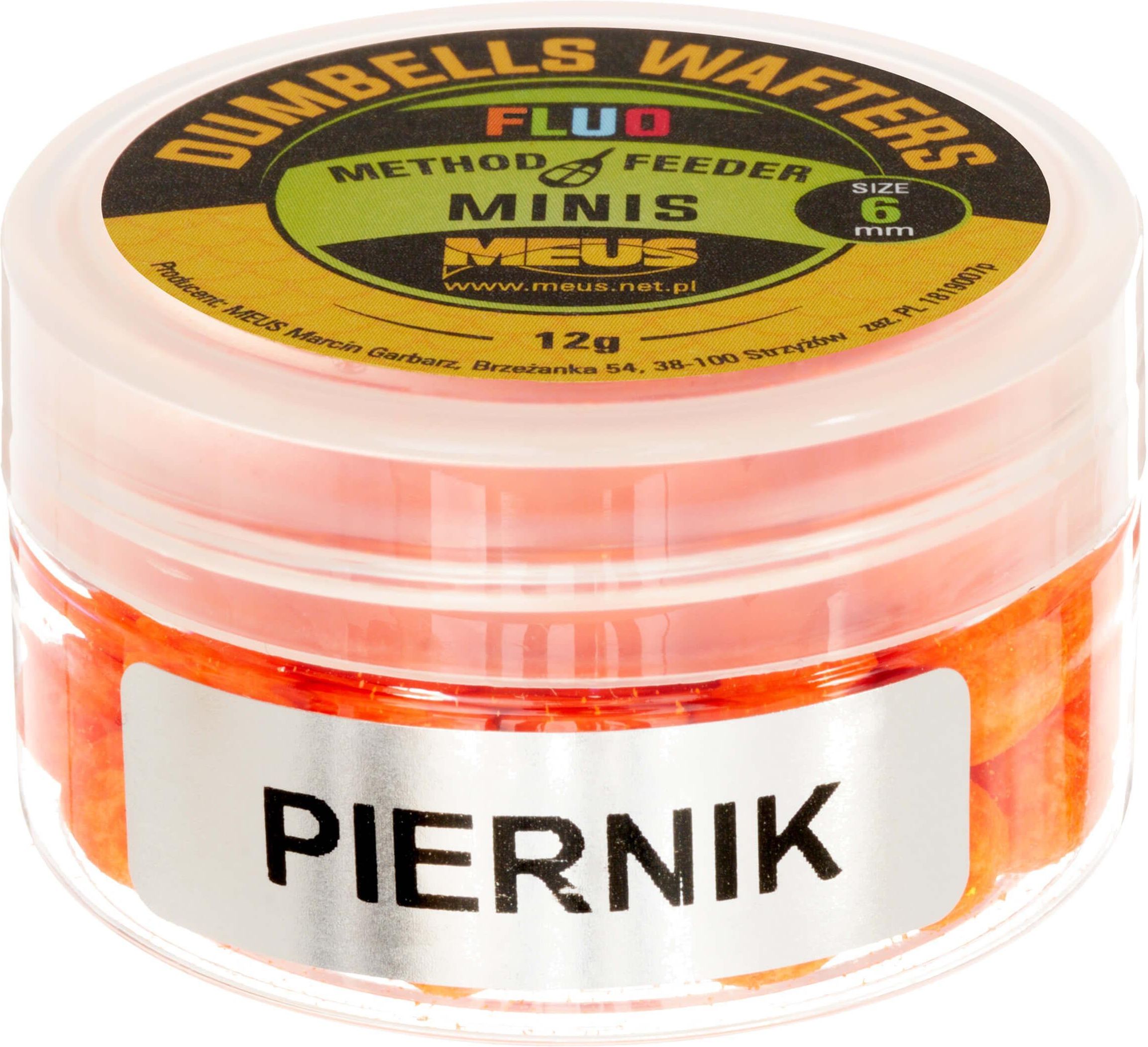 Strawberry Wafter Dumbel 8mm – Fraise légendaire | Meus Baits