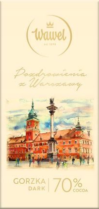 Wawel Czekolada Gorzka 70% Premium Warszawa 90g