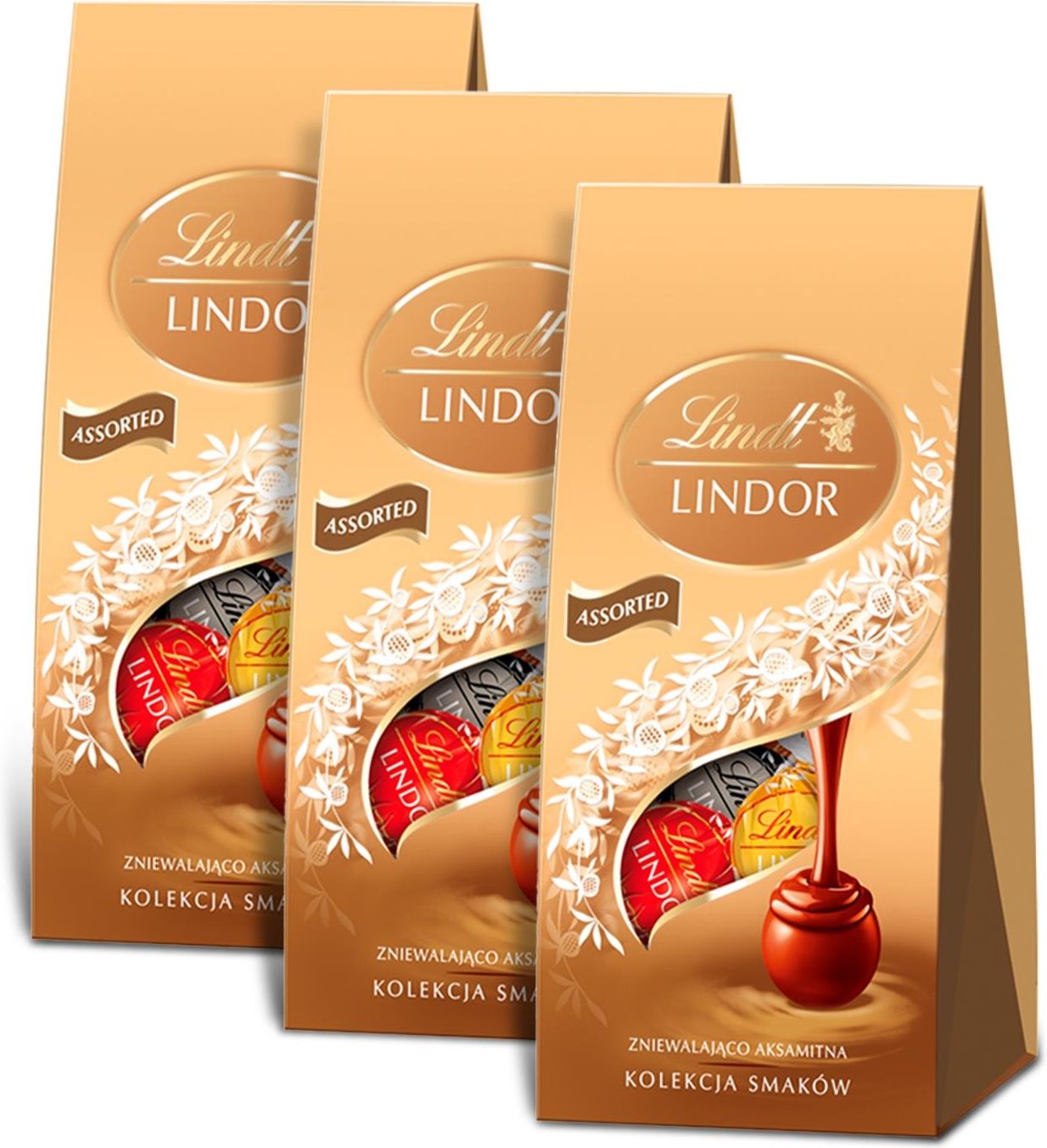 Lindt Zestaw Pralin Lindor Praliny Pralinki Czekoladki Assorted 3x100g Ceny I Opinie Ceneopl 5965