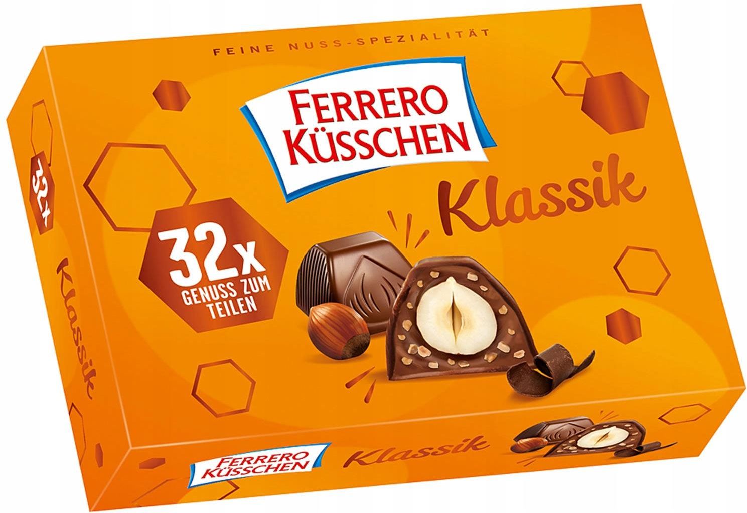 Ferrero Kusschen Czekoladki Z Orzechami 284g - Ceny i opinie - Ceneo.pl