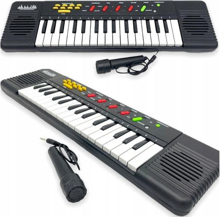 Qulki Keyboard Duży Dla Dzieci Pianino Organy Pianinko Mikrofon