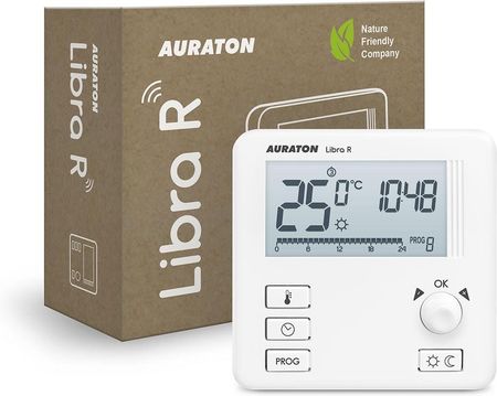 AURATON Libra R - Tygodniowy, bezprzewodowy regulator temperatury (nadajnik), (następca modelu 3021R
