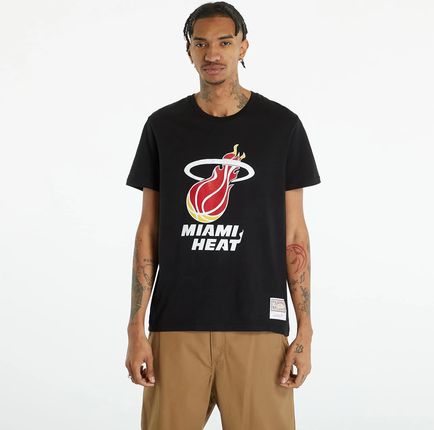 Mitchell & Ness NBA Team Logo Tee Miami Heat Black