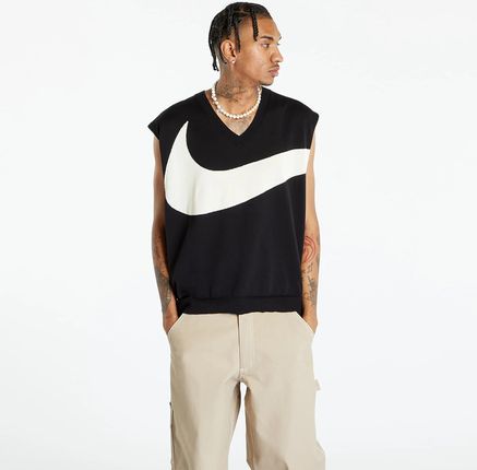 Nike Swoosh Men's Sweater Vest Black/ Coconut Milk