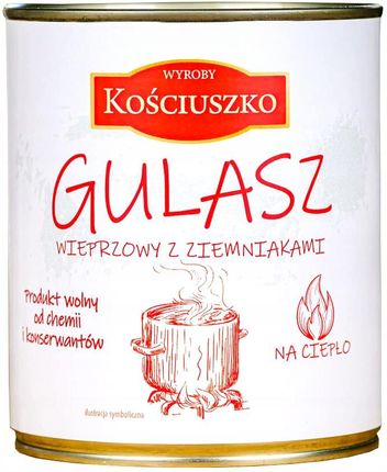 Kościuszko Gulasz Wieprzowy Z Ziemniakami Danie 840G