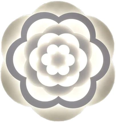 Ven Lampa Sufitowa P-666/4 Dekoracyjna Oprawa Plafon Led 74W Kwiat Biały (Venp6664)