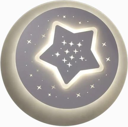 Ven Lampa Sufitowa P-798/9 Dekoracyjna Oprawa Gwiazdy Led 74W Plafon Biały (Venp7989)