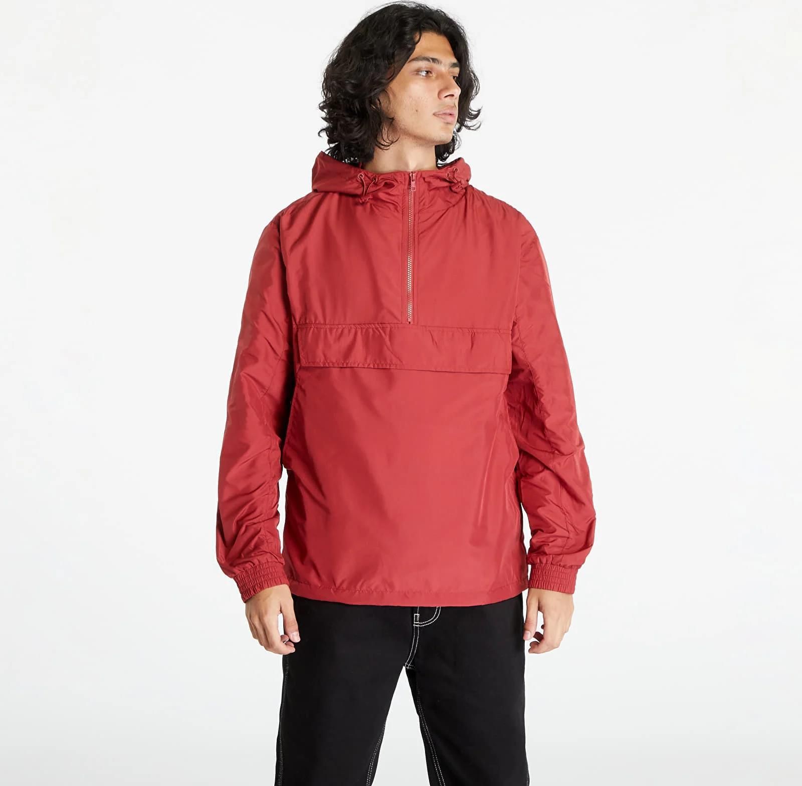 Urban Classics Basic Pull Over Jacket Brick Red - Ceny i opinie - Ceneo.pl