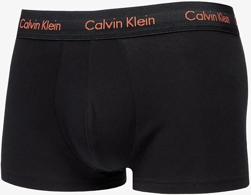 calvin klein low rise trunks 3 pack in cotton stretch