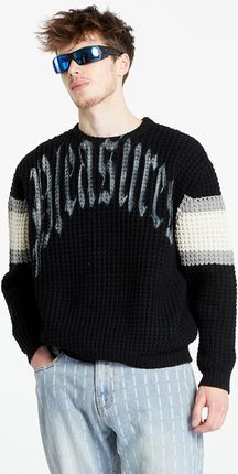 PLEASURES Twitch Chunky Knit Sweater Black