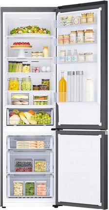 Lodówka Samsung RB38C600EB1 z zamrażalnikiem dolnym 203 cm Czarna - zdjęcie 3