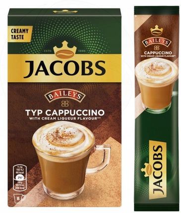 Jacobs Cappuccino Baileys Rozpuszczalna 8X11,5g