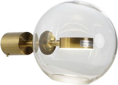 Dkd Home Decor Lampa ścienna Szkło Złoty Metal Nowoczesny 20 x 25 x 20 cm (S3043662)