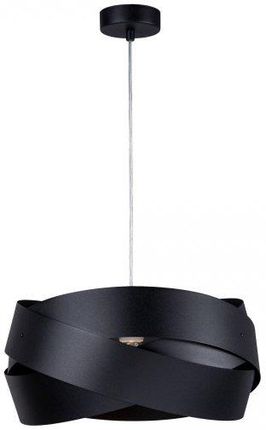 Zuma Line Lampa wisząca TORNADO 40 cm czarna/black 1114 (5905616070421)