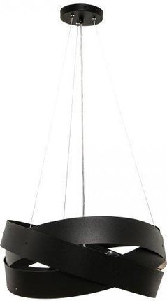 Zuma Line Lampa wisząca TORNADO 50 cm czarna/black 1118 (5905616070469)