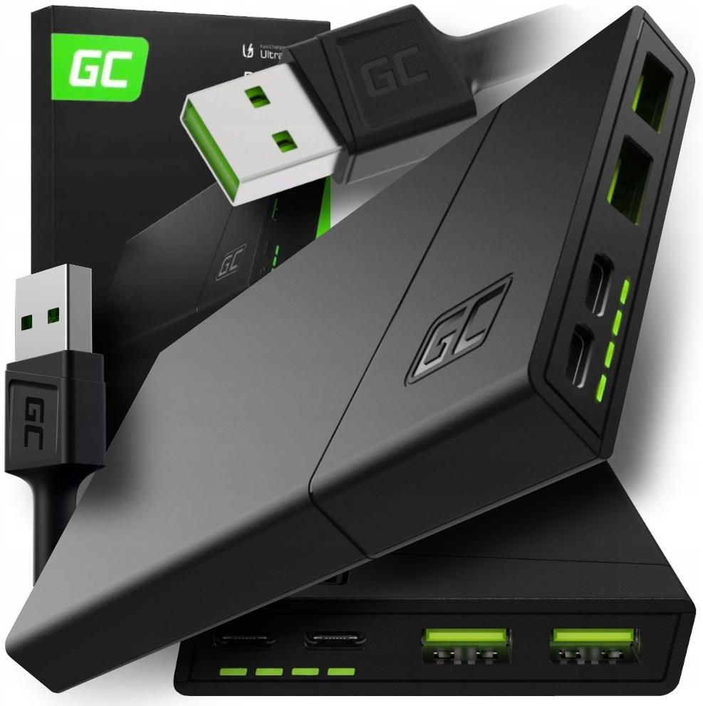 Portable Charger Power Bank Green Cell Gc Powerplay10 Power Bank