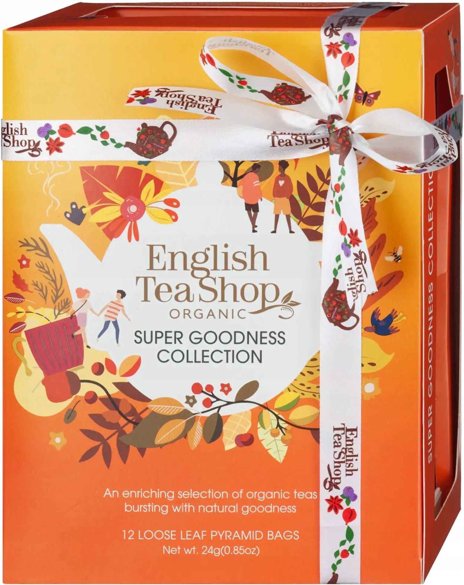 Herbata English Tea Shop Mix Herbat Bio Goodness 12 Piramidek - Ceny I ...