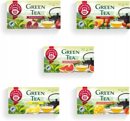 Teekanne Zestaw Mix Herbat Zielonych 100 Kopert