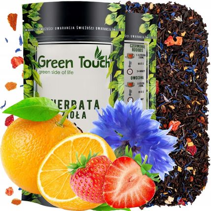 Green Touch Herbata Czarna Kusząca Truskawka Pomarańcza 50g